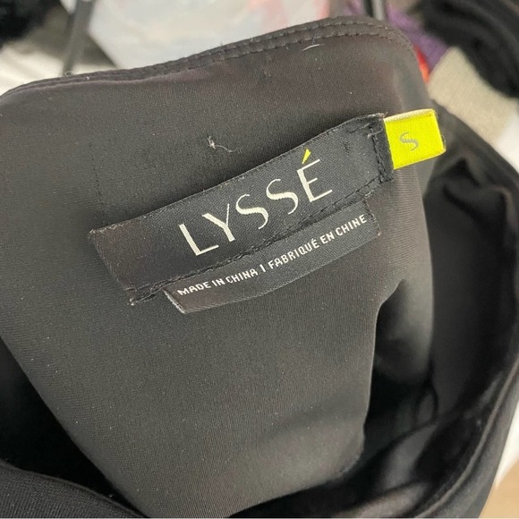 LYSSE Black Faux Leather Paneling Pull On Pants - Picture 4 of 5